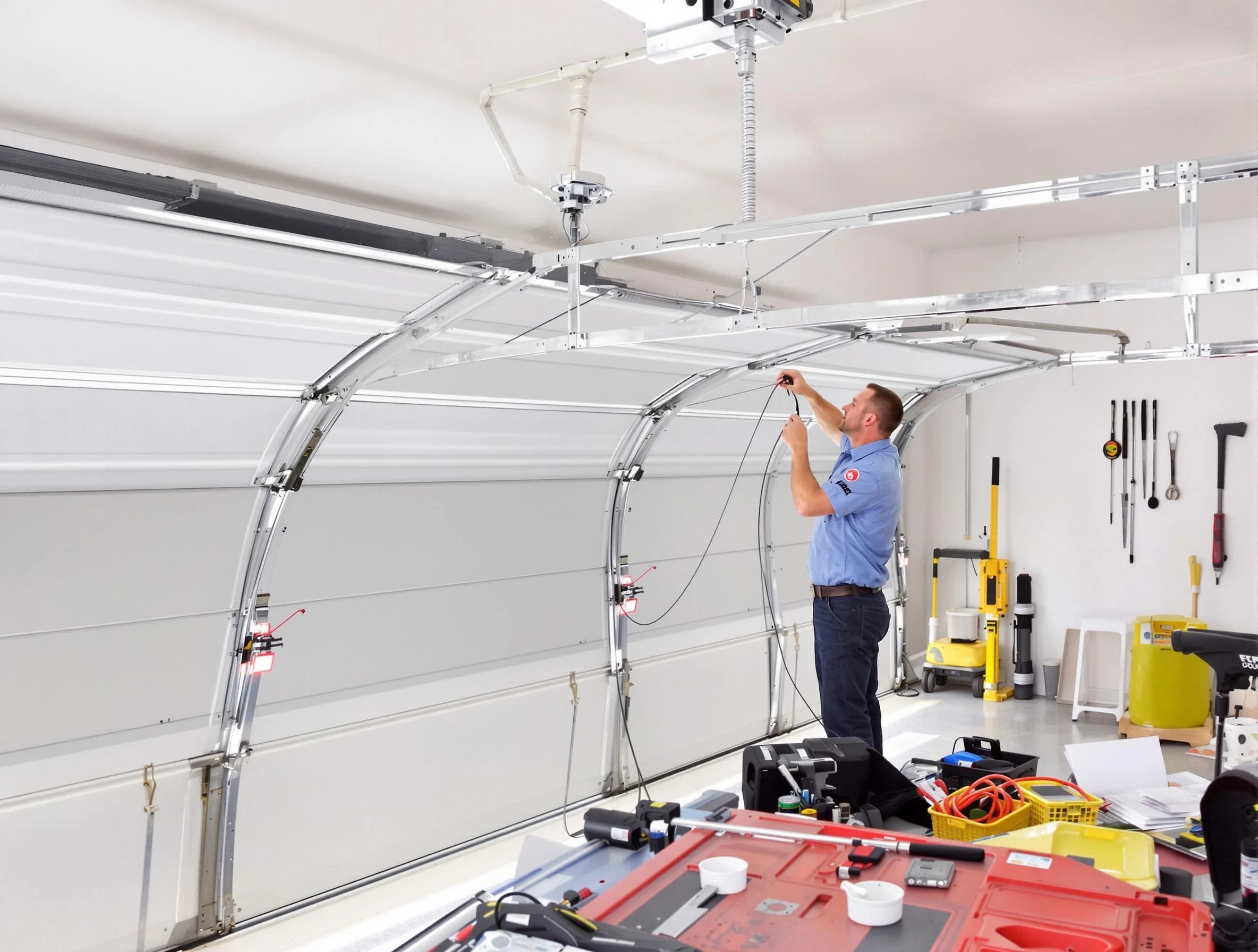 Garage door cable repair service by Brighton Garage Door Repair in Brighton
