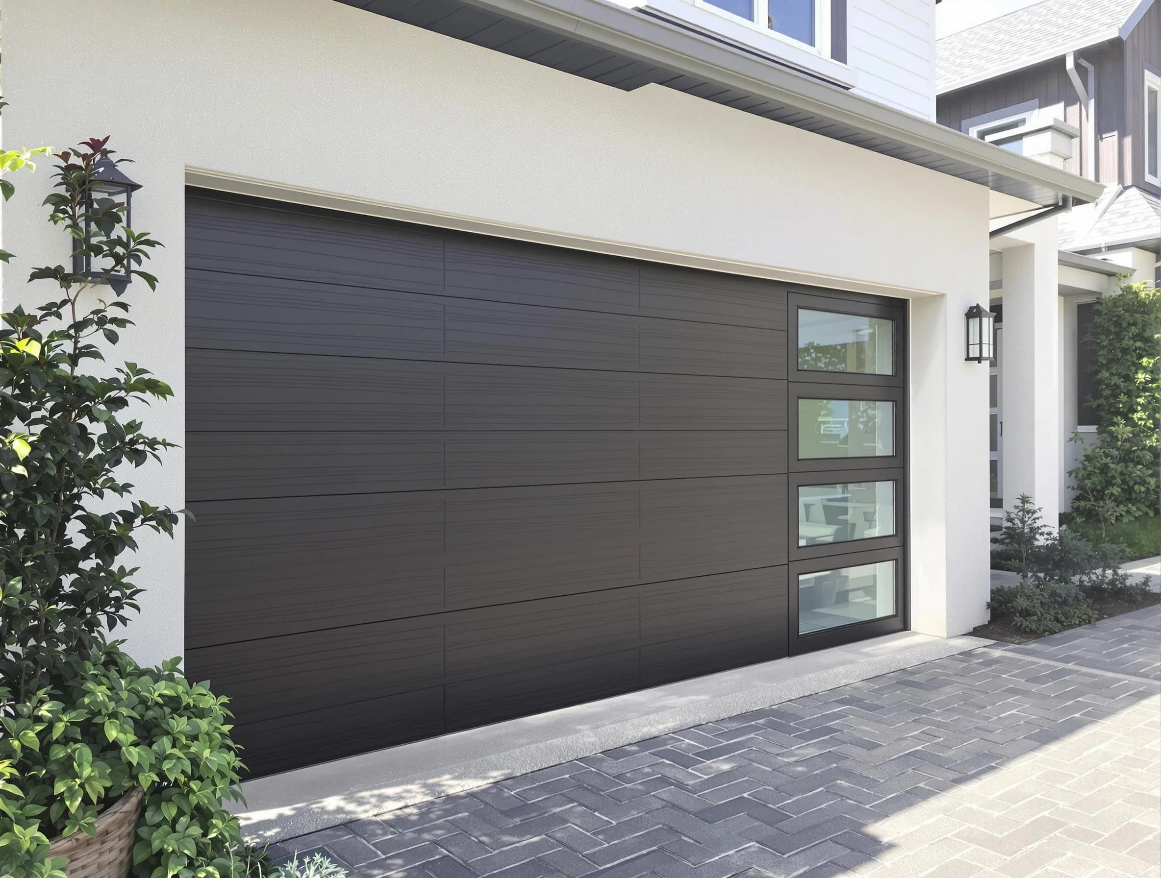 Custom garage door installation by Brighton Garage Door Repair in Brighton