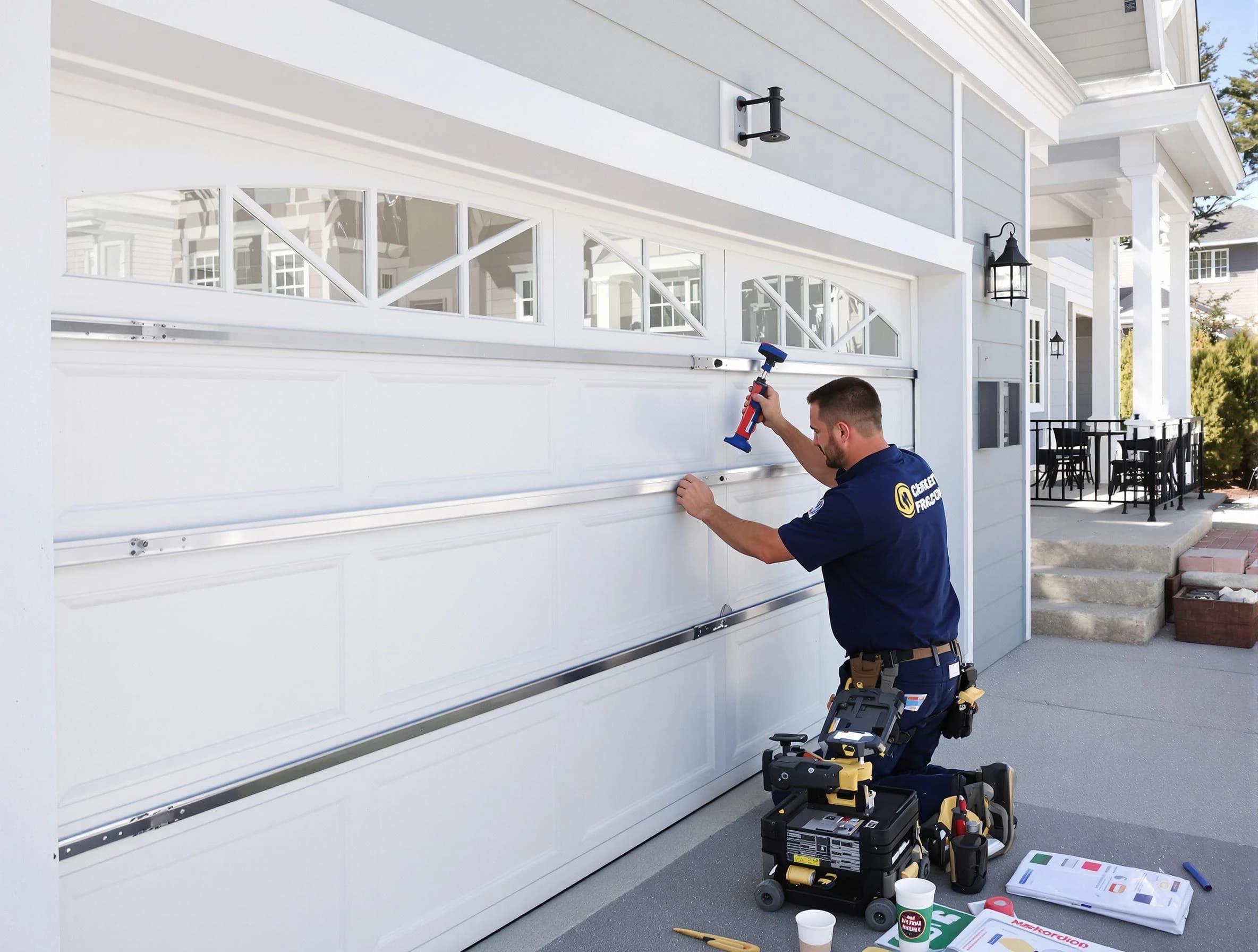 Professional garage door installation by Brighton Garage Door Repair in Brighton