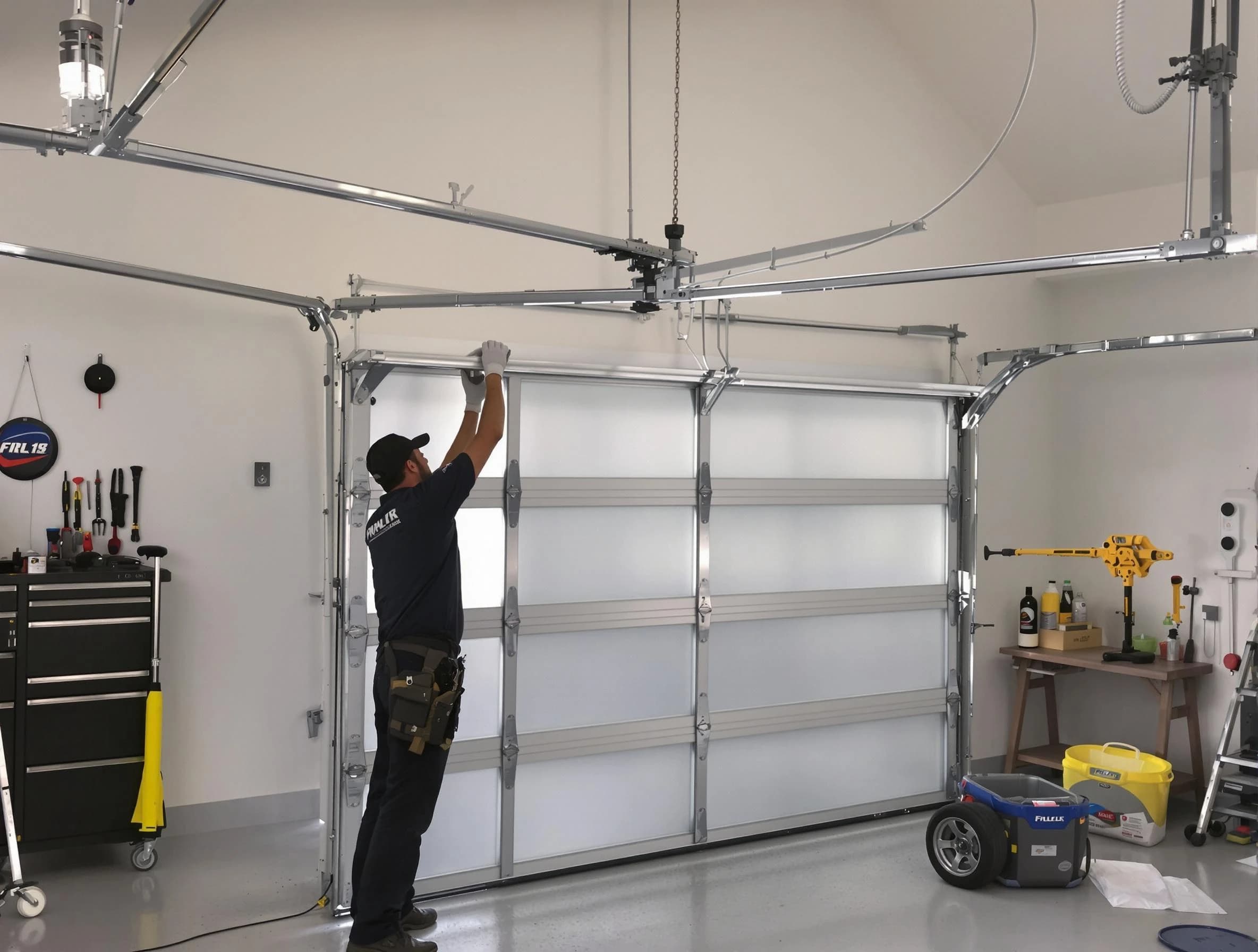 Brighton Garage Door Repair certified team performing precision garage door installation in Brighton