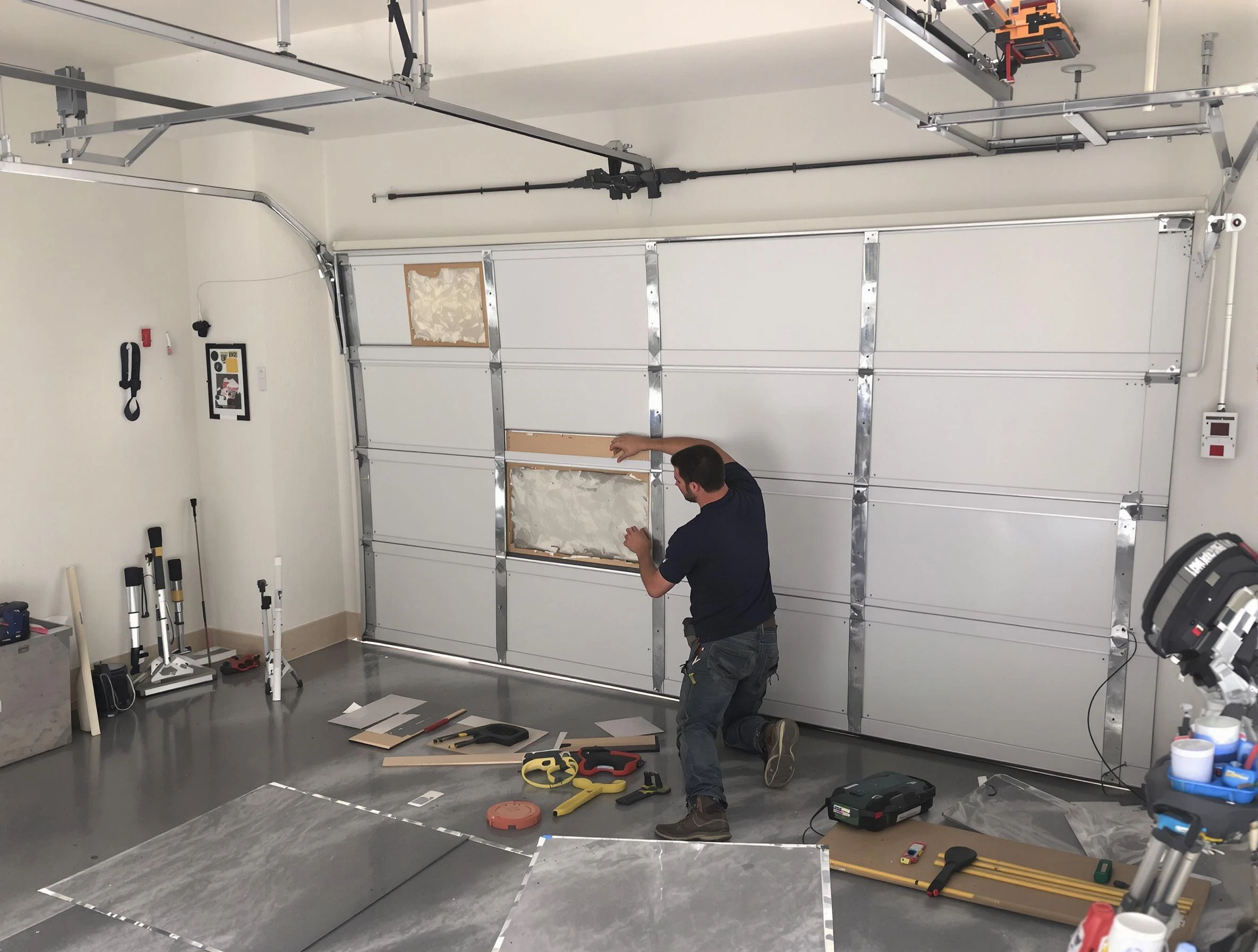 Garage Door Panel Repair in Brighton